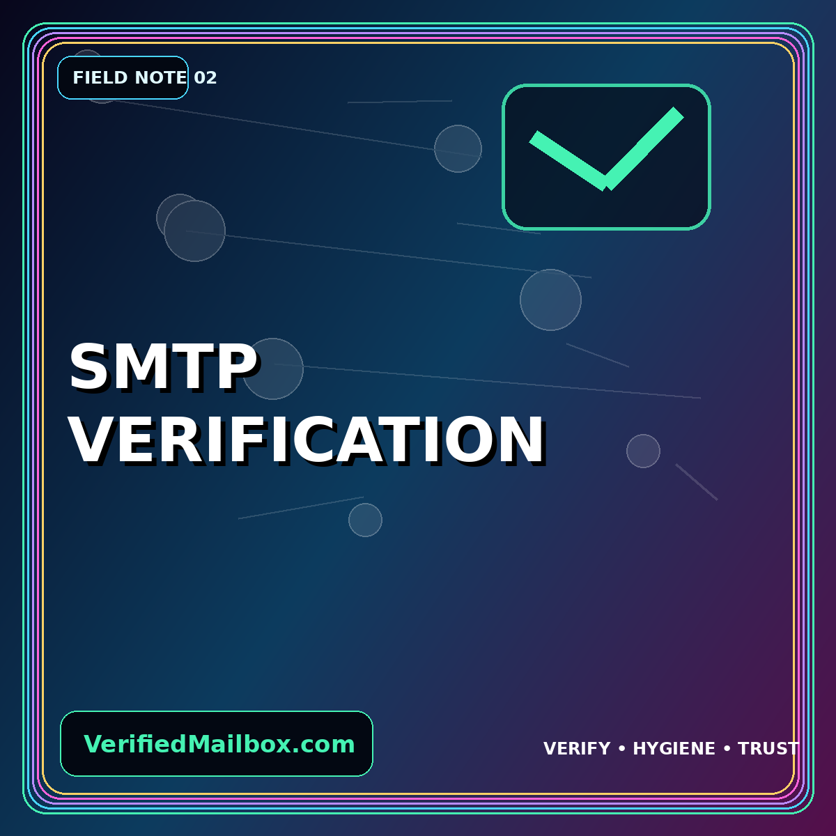 SMTP Verification — VerifiedMailbox.com field note