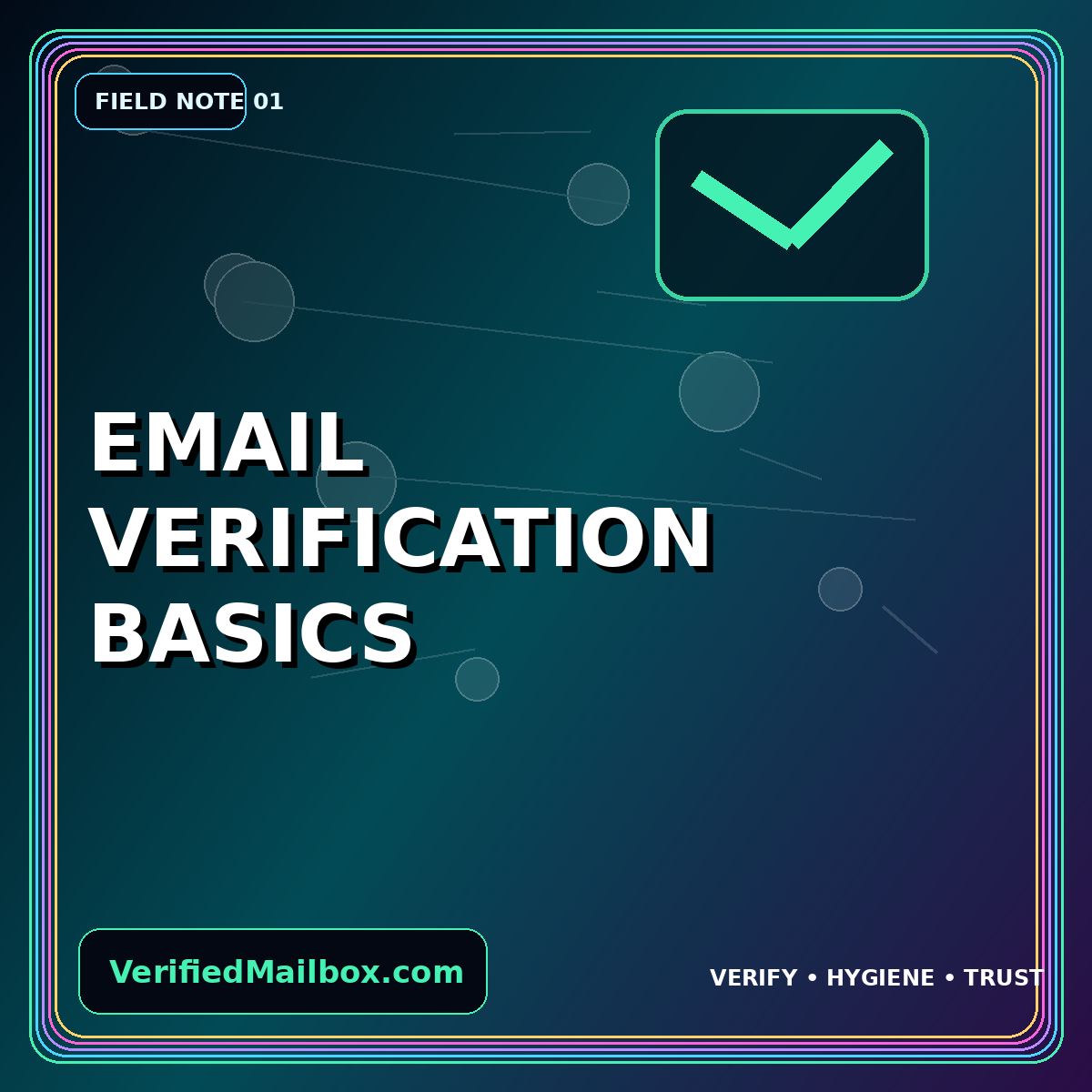 Email Verification Basics — VerifiedMailbox.com field note
